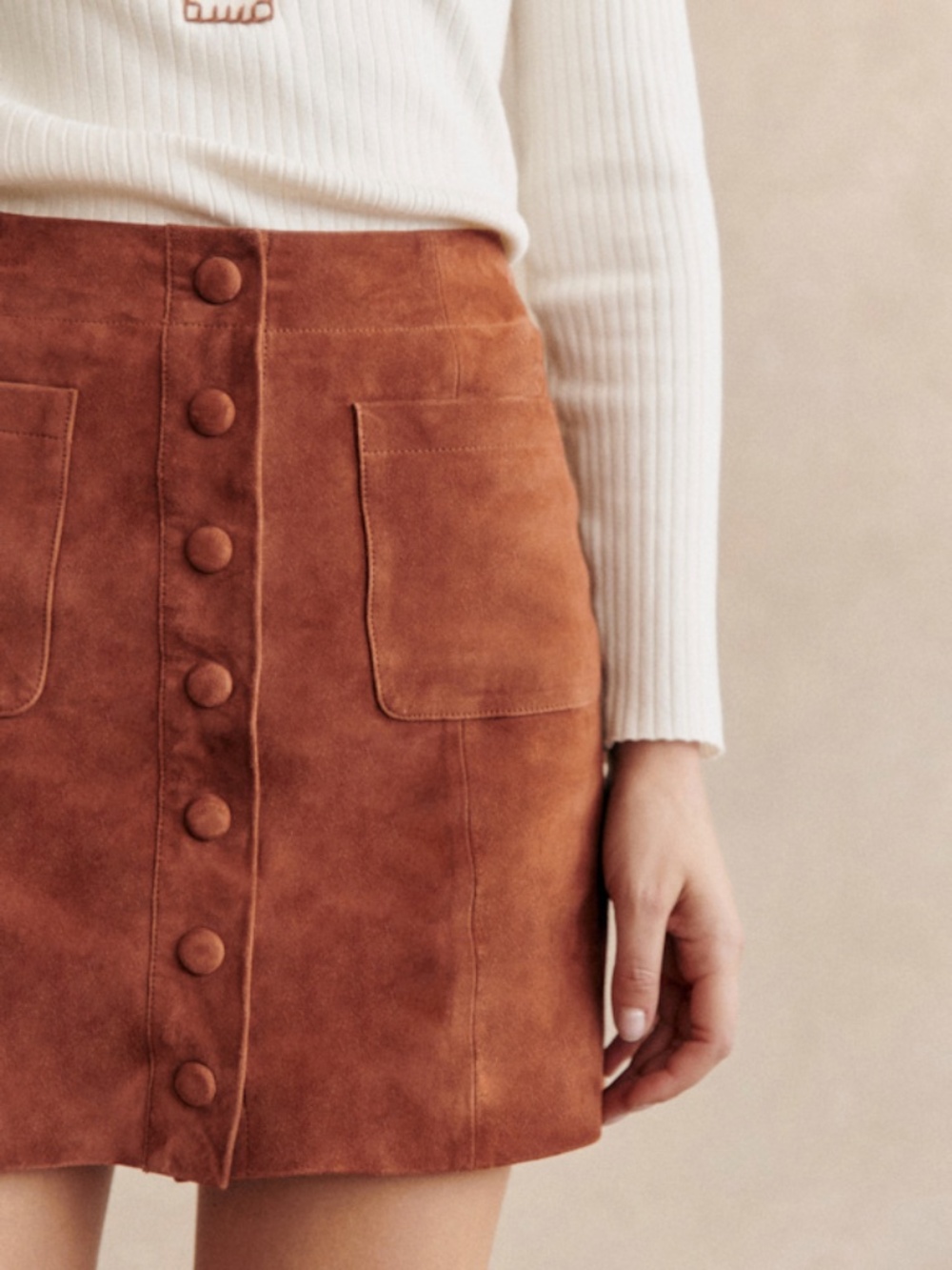Sezane NEHIR suede